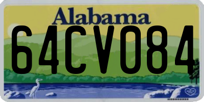 AL license plate 64CV084