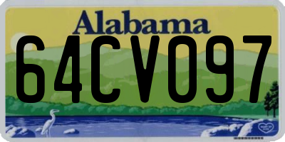 AL license plate 64CV097