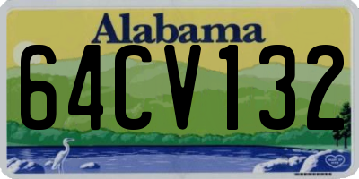 AL license plate 64CV132