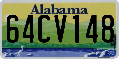 AL license plate 64CV148