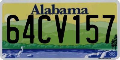 AL license plate 64CV157