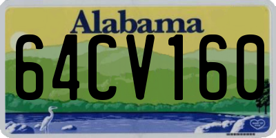 AL license plate 64CV160