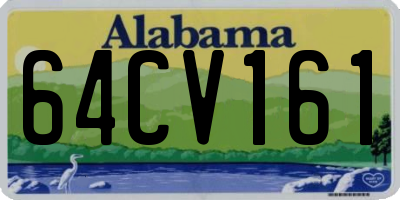 AL license plate 64CV161