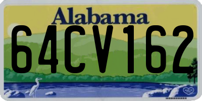 AL license plate 64CV162