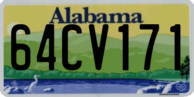 AL license plate 64CV171