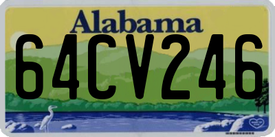 AL license plate 64CV246