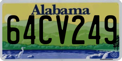 AL license plate 64CV249
