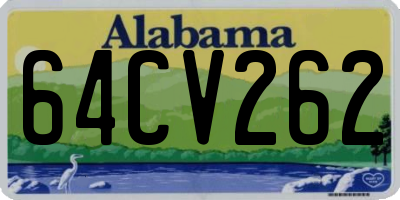AL license plate 64CV262