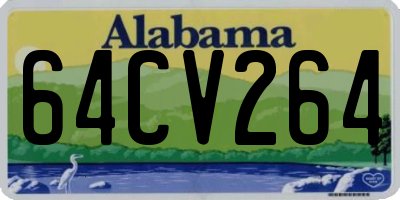 AL license plate 64CV264