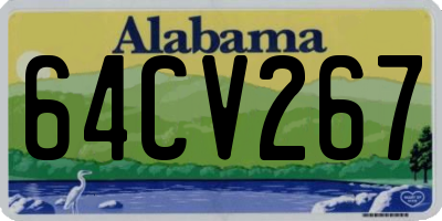 AL license plate 64CV267