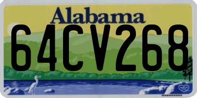 AL license plate 64CV268