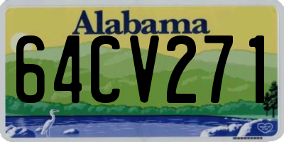 AL license plate 64CV271