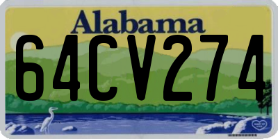 AL license plate 64CV274