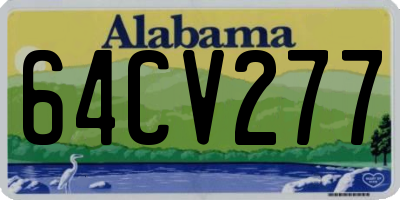 AL license plate 64CV277