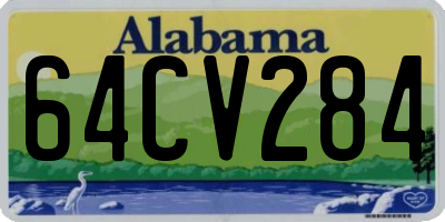 AL license plate 64CV284