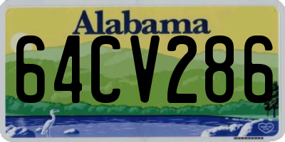 AL license plate 64CV286