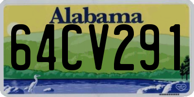 AL license plate 64CV291