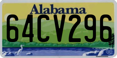 AL license plate 64CV296