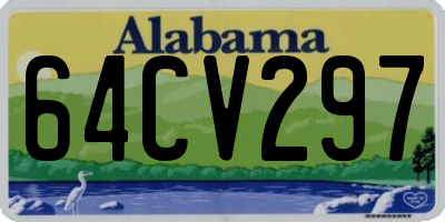 AL license plate 64CV297