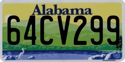 AL license plate 64CV299
