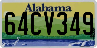 AL license plate 64CV349