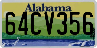 AL license plate 64CV356