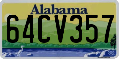 AL license plate 64CV357