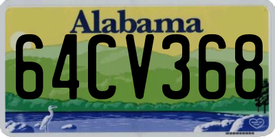 AL license plate 64CV368