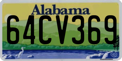 AL license plate 64CV369