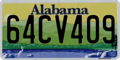 AL license plate 64CV409