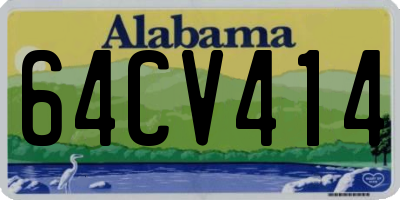 AL license plate 64CV414