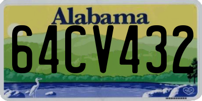 AL license plate 64CV432