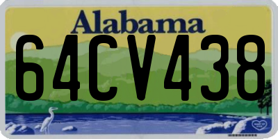 AL license plate 64CV438