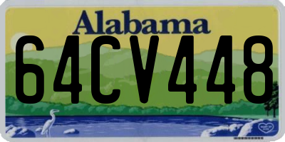 AL license plate 64CV448