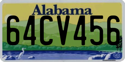 AL license plate 64CV456