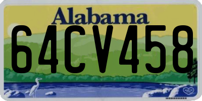 AL license plate 64CV458