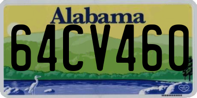 AL license plate 64CV460