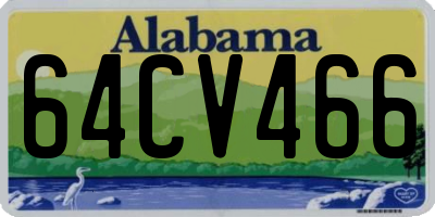AL license plate 64CV466