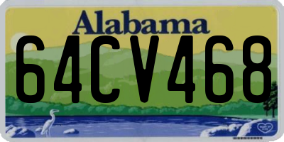 AL license plate 64CV468