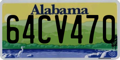 AL license plate 64CV470