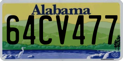 AL license plate 64CV477
