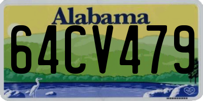 AL license plate 64CV479