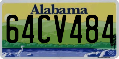 AL license plate 64CV484