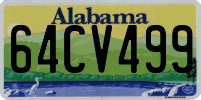 AL license plate 64CV499