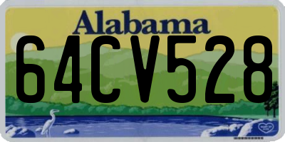 AL license plate 64CV528
