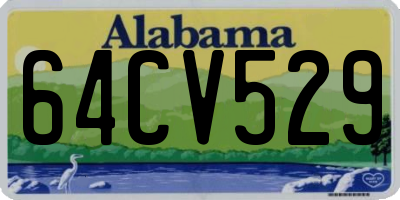 AL license plate 64CV529