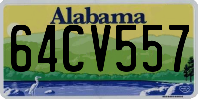 AL license plate 64CV557