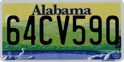 AL license plate 64CV590