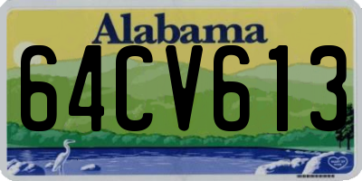 AL license plate 64CV613