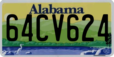 AL license plate 64CV624